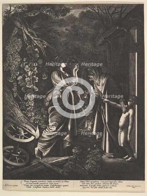 The Mocking of Ceres, 1646. Creator: Wenceslaus Hollar.