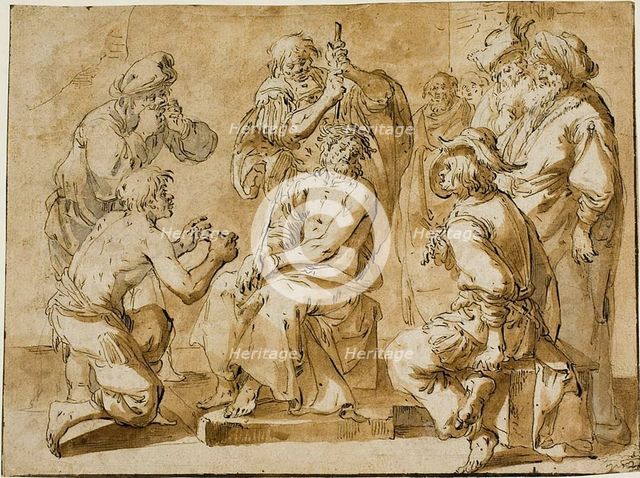 The Mocking of Christ, 1633/35. Creator: Andries Dirksz Both.