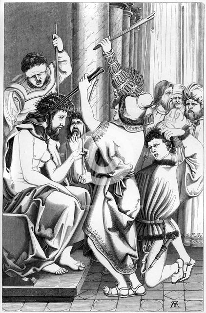 'The Mocking of Christ', 16th century (1849).Artist: A Bisson