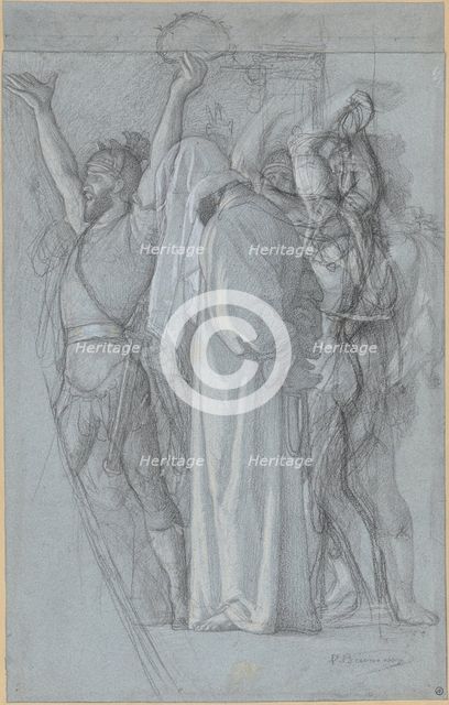 The Mocking of Christ, 1852. Creators: Victor-François-Eloi Biennourry, Jesus Christ.