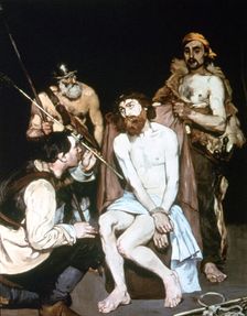 The Mocking of Christ 1885. Artist: Edouard Manet