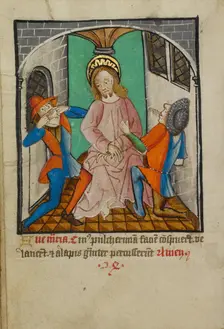 The Mocking of Christ, about 1480-1490. Creator: Unknown