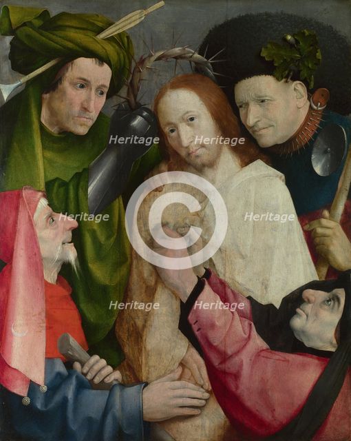 The Mocking of Christ, c. 1500. Artist: Bosch, Hieronymus (c. 1450-1516)