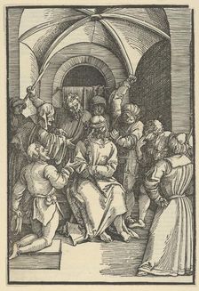 The Mocking of Christ, from Speculum passionis domini nostri Ihesu Christi, 1507. Creator: Hans Schäufelein the Elder