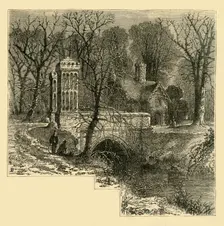 The Moat, Fulham Palace (c1878). Creator: Unknown