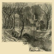 The Moat, Fulham Palace (c1878). Creator: Unknown