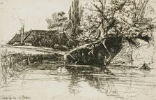 The Moat House, 1865. Creator: Francis Seymour Haden