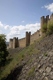 The moat of the castle of the Knights Templar of Tomar, Tomar, Portugal, 2009. Artist: Samuel Magal