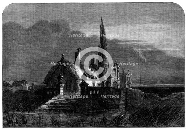 The Moated Grange, drawn by S. Read, 1871. Creator: J. Paterson.