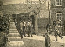 The Mob of Spenceans Summoning the Tower of London 1816 (c1890). Creator: Unknown