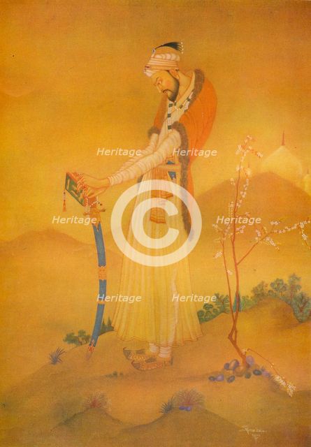 'The Mogul Emperor Alamgir', 20th century (1932). Artist: Sarada Charan Ukil.