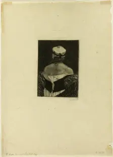 The Model, 1874. Creator: Félicien Rops
