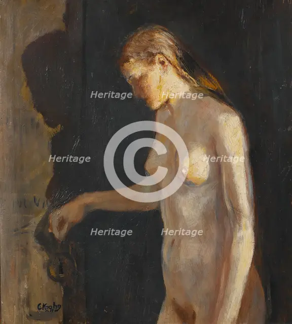 The Model. Creator: Christian Krohg.