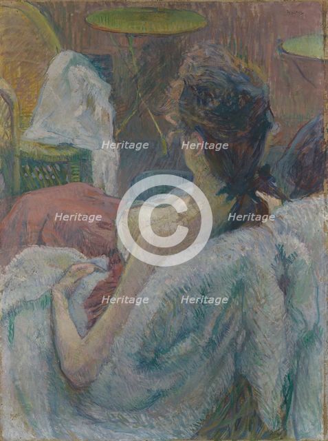 The Model Resting, 1889. Creator: Henri de Toulouse-Lautrec.