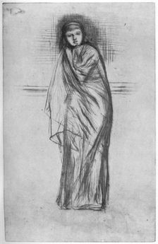 The Model Resting 19th century (1904).Artist: James Abbott McNeill Whistler