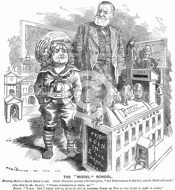 'The "Model" School', 1882. Creator: Unknown.