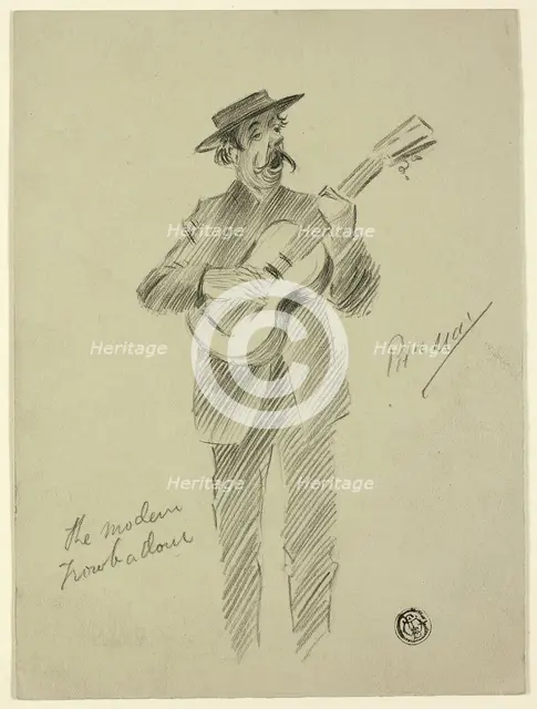 The Modern Troubadour, n.d. Creator: Philip William May.