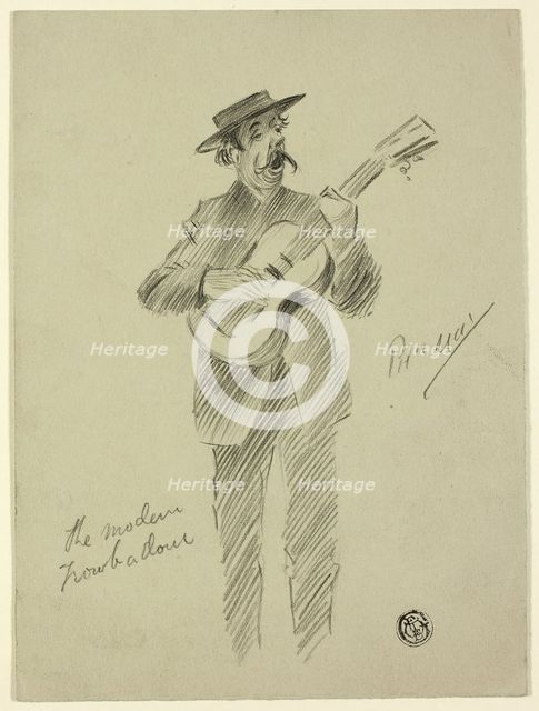 The Modern Troubadour, n.d. Creator: Philip William May.