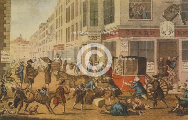 'The modern tradesman, or the glories of British commerce', 1774. Artist: G Terry.