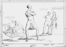 The Modern Antaeus 1833. Creator: John Doyle