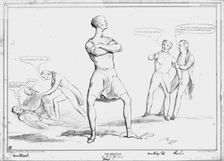 The Modern Antaeus 1833. Creator: John Doyle