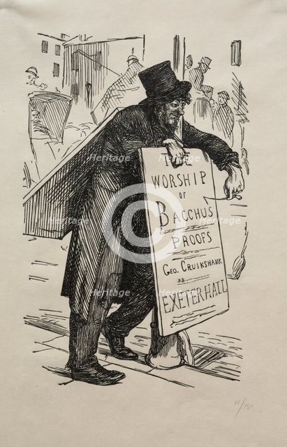 The Modern Art of Advertising, 1863. Creator: George Louis Palmella Busson Du Maurier (British, 1834-1896).