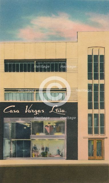 'The Modern Department Store Casa Vargas Ltda., Barranquilla', c1940s. Artist: Unknown.