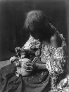 The Mohave potter, c1907. Creator: Edward Sheriff Curtis