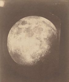 The Moon, 1857-60. Creators: John Adams Whipple, James Wallace Black