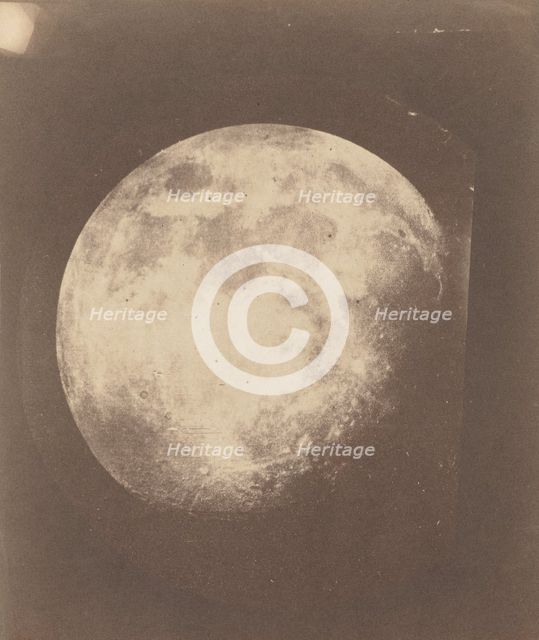The Moon, 1857-60. Creators: John Adams Whipple, James Wallace Black.