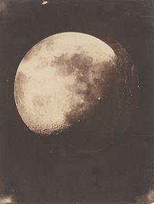 The Moon, 1857-60. Creators: John Adams Whipple, James Wallace Black