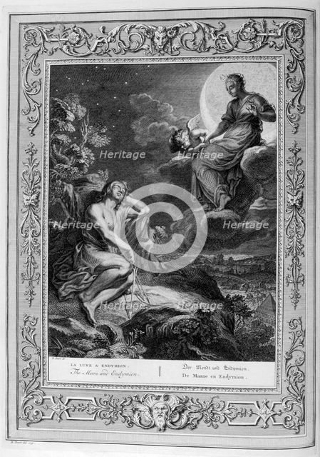 'The Moon and Endymion', 1733. Artist: Bernard Picart