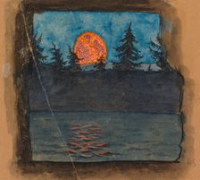 The Moon is Rising, c1900. Creator: Hugo Simberg