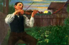 The Moonlight Violinist, c1928. Creator: Unknown