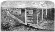 The Moorabool Viaduct on the Melbourne and Ballarat Railway, Australia, 1862. Creator: Unknown