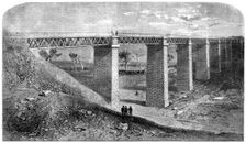 The Moorabool Viaduct on the Melbourne and Ballarat Railway, Australia, 1862. Creator: Unknown
