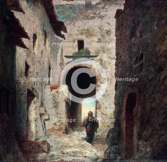 'The Moorish Gate', 1835.  Artist: Eugene Isabey