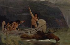 The Moose Chase, 1888. Creator: George de Forest Brush