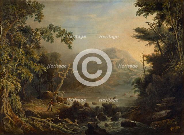 The Moose Hunter, 1831. Creator: Charles Codman.