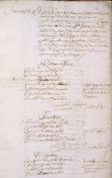 The Monmouth Roll 1685. Creator: Unknown