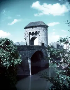 The Monnow Bridge, Monmouth, Monmouthshire, c1955. Creator: Arthur Charles Kirby Ware