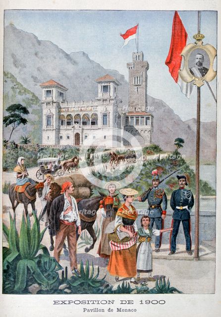 The Monaco pavilion at the Universal Exhibition of 1900, Paris, 1900. Artist: Unknown