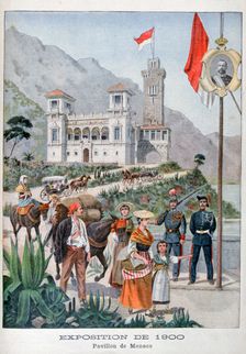 The Monaco pavilion at the Universal Exhibition of 1900, Paris, 1900