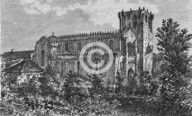 ''The Monastery De Leca Do Balio, near Oporto; Excursions near Lisbon', 1875. Creator: Unknown.
