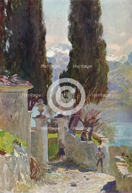 'The Monastery Gateway', c19th century. Artist: Joseph Walter West.