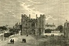 The Monastery of St. John of Jerusalem, Clerkenwell - The Gate from the West (c1872). Creator: Unknown