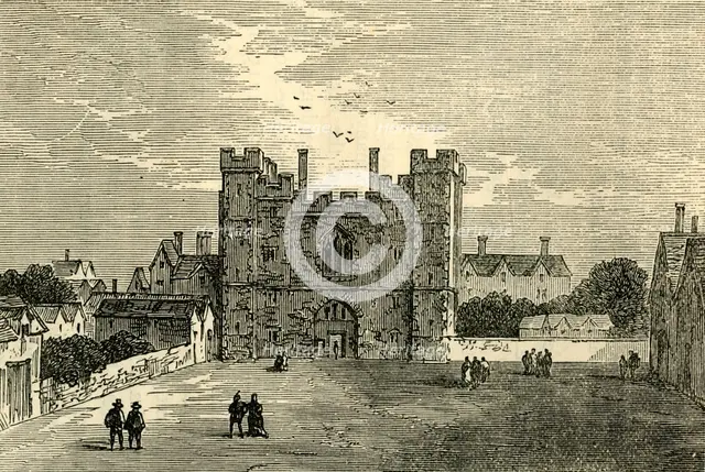 'The Monastery of St. John of Jerusalem, Clerkenwell - The Gate from the West', (c1872). Creator: Unknown.
