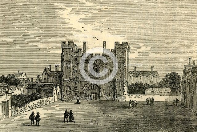 'The Monastery of St. John of Jerusalem, Clerkenwell - The Gate from the West', (c1872). Creator: Unknown.