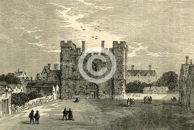 'The Monastery of St. John of Jerusalem, Clerkenwell - The Gate from the West', (c1872). Creator: Unknown.