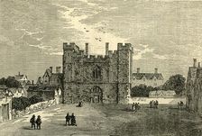 The Monastery of St. John of Jerusalem, Clerkenwell - The Gate from the West (c1872). Creator: Unknown